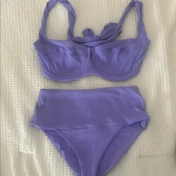 L Space Pointelle Bikini Set - Picture 5 of 6